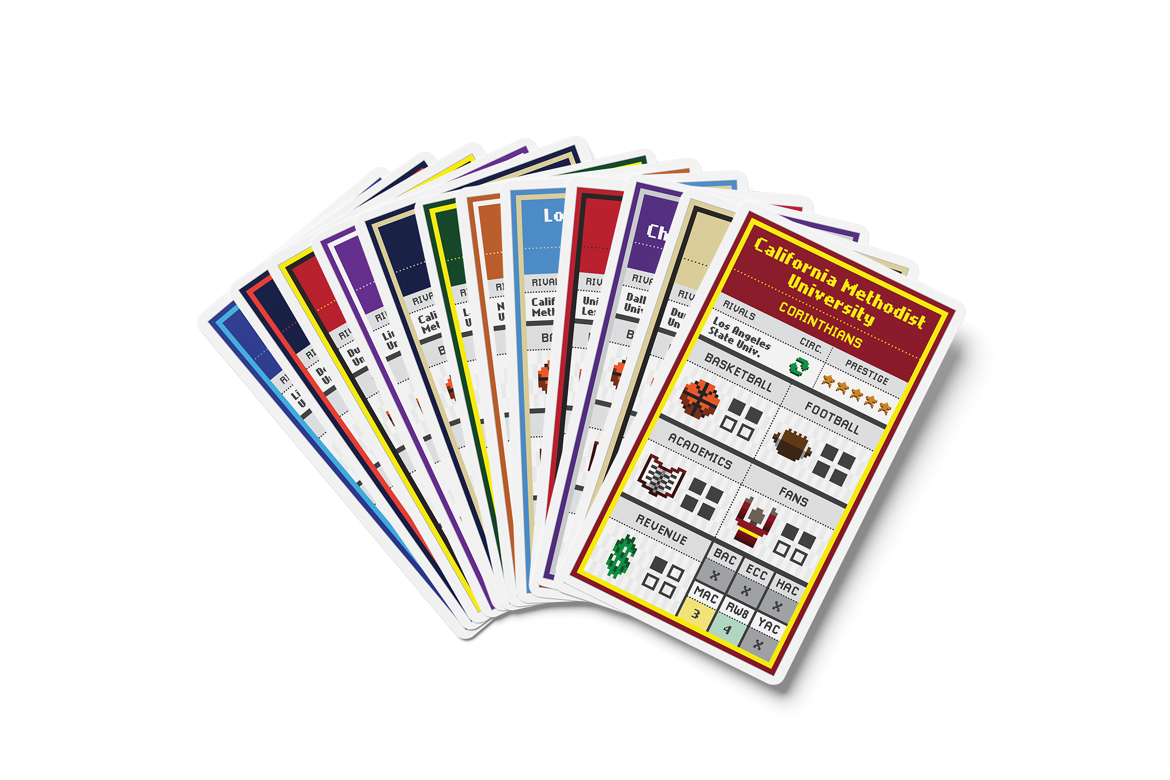 Several cards from the game Realignment, by Failed Mutiny